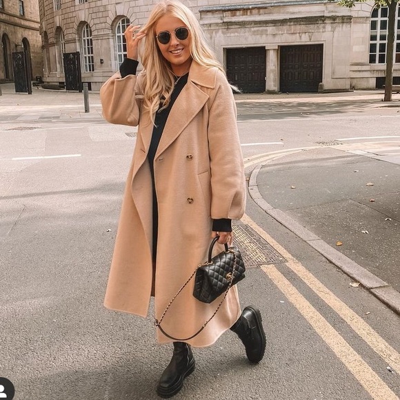 zara limited edition camel coat